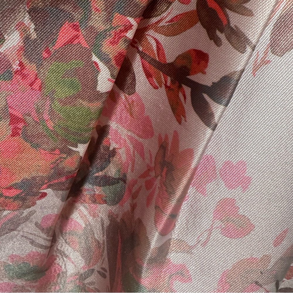 Charming Floral Pink Sleeveless A-Line Dress - Picture 4 of 5